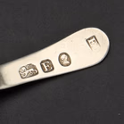 Antique George III Sterling Silver Shell Tea Caddy Spoon