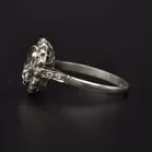Art Deco Platinum Diamond Ring