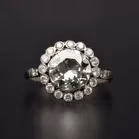 Art Deco Platinum Diamond Ring