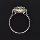 Art Deco Platinum Diamond Ring