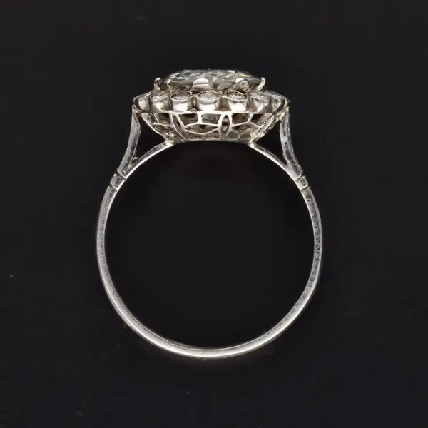 Art Deco Platinum Diamond Ring
