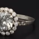Art Deco Platinum Diamond Ring