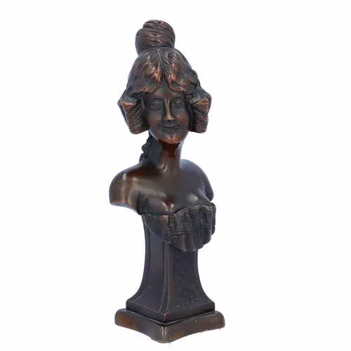 Art Nouveau Bronze Bust Bronzes Hemswell Antique Centres