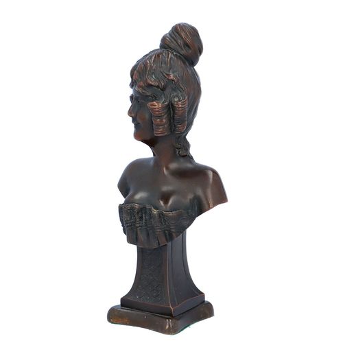 Art Nouveau Bronze Bust image-4