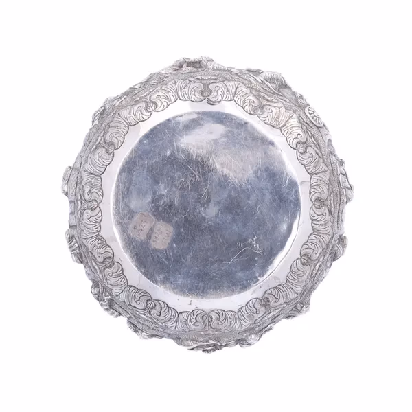 19th Century Burmese Silver Thabeik Bowl