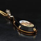 Onyx Micro Mosaic Pendant