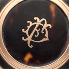 9ct Rose Gold Tortoiseshell Compact
