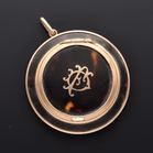 9ct Rose Gold Tortoiseshell Compact
