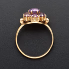 9ct Gold Amethyst Cluster Ring