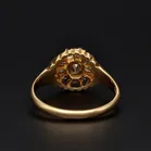 18ct Gold Champagne Diamond Ring