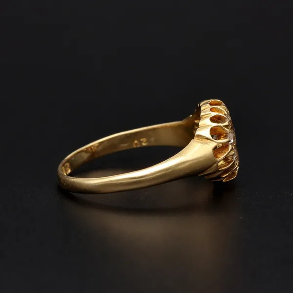 18ct Gold Champagne Diamond Ring