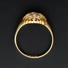 18ct Gold Champagne Diamond Ring