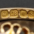 18ct Gold Champagne Diamond Ring