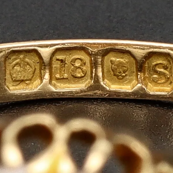 18ct Gold Champagne Diamond Ring