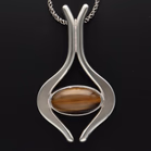 Norwegian Nefrom Silver Pendant