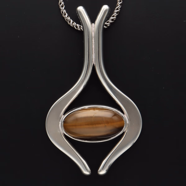 Norwegian Nefrom Silver Pendant