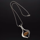 Norwegian Nefrom Silver Pendant