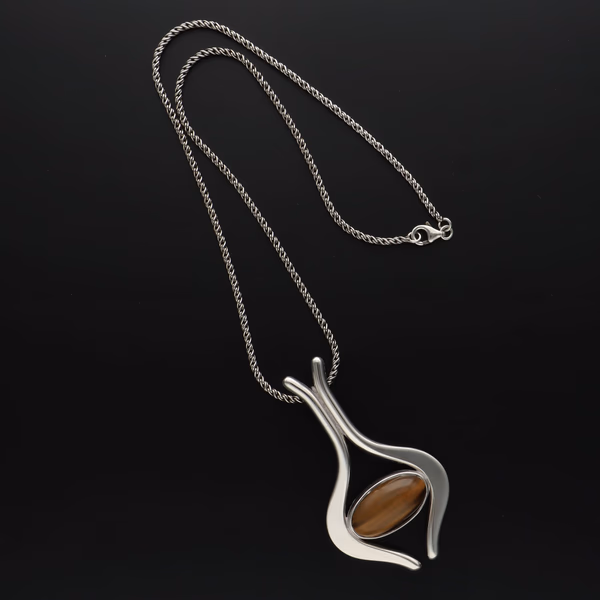 Norwegian Nefrom Silver Pendant