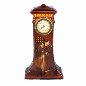 Royal Doulton Lambeth Kingsware Mantel Clock