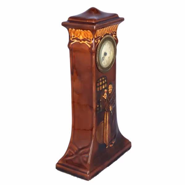 Royal Doulton Lambeth Kingsware Mantel Clock