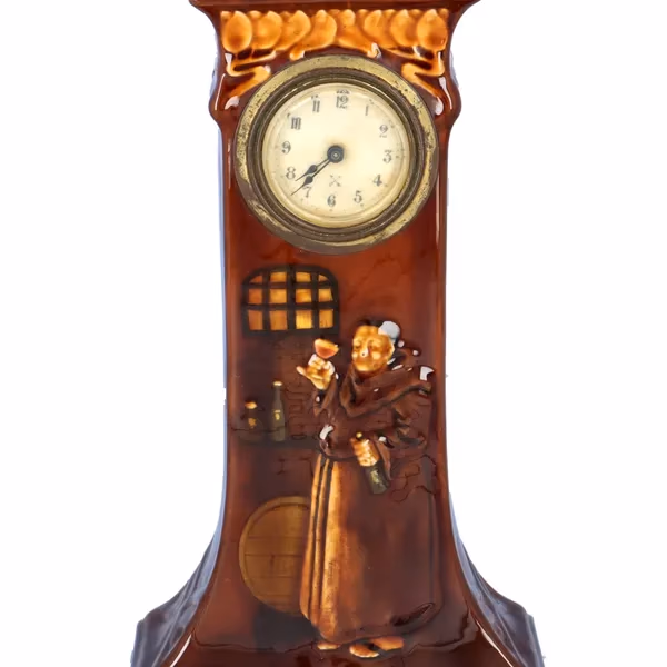 Royal Doulton Lambeth Kingsware Mantel Clock
