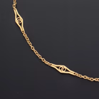 18ct Yellow Gold Linked Connector Necklace