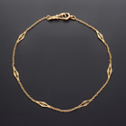 18ct Yellow Gold Linked Connector Necklace