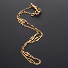 18ct Yellow Gold Linked Connector Necklace