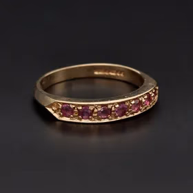 Gold Ruby Ring. London 1992