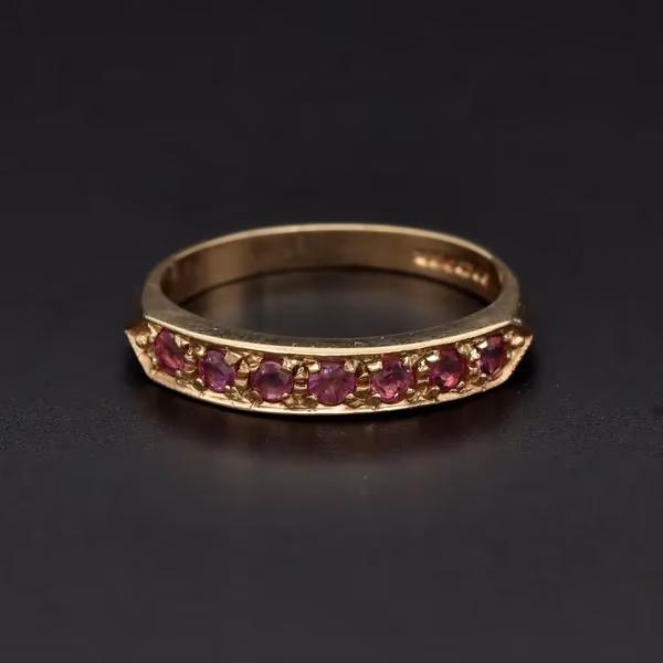 Gold Ruby Ring. London 1992