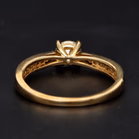 9ct Yellow Gold Brilliant Cut Diamond Ring