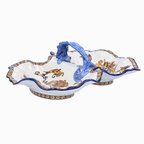 19th Century French Faience Serving Dish image-1
