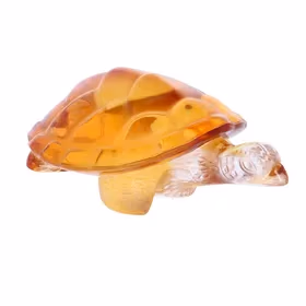 Lalique Amber Caroline Turtle