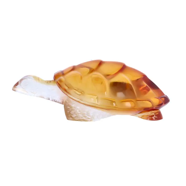 Lalique Amber Caroline Turtle