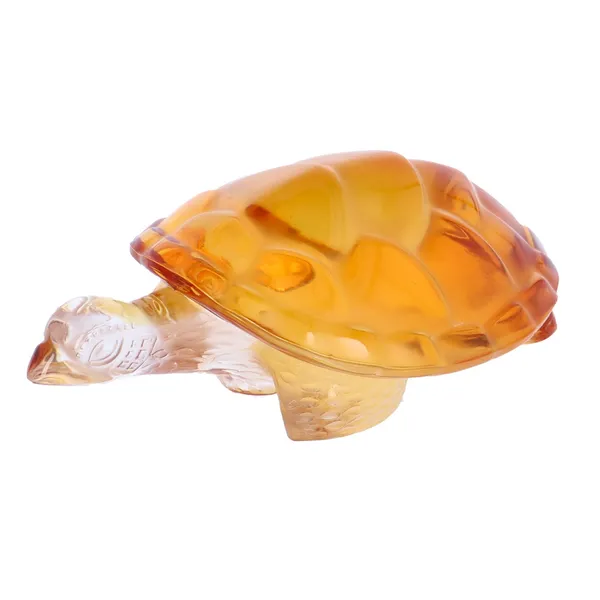 Lalique Amber Caroline Turtle
