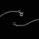 Platinum Art Deco Old Cut Diamond Necklace