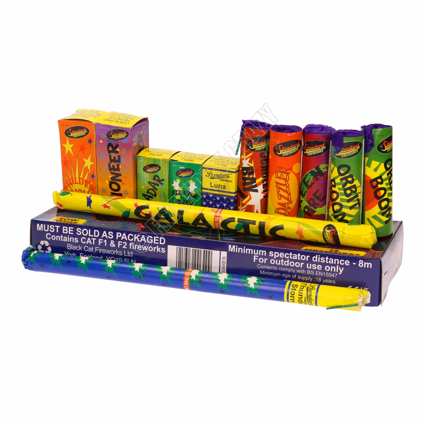 Carnival Selection Box by Standard Fireworks | 12 Pack