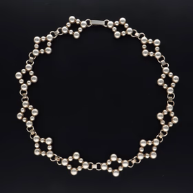 Rare Vintage Danish Silver Necklace