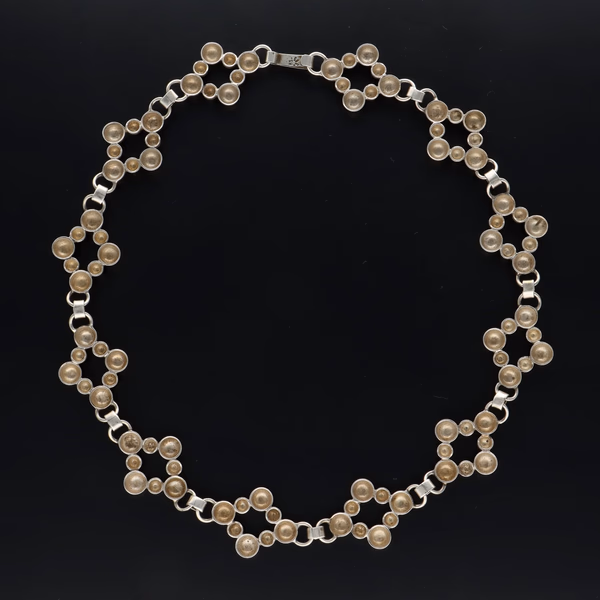 Rare Vintage Danish Silver Necklace