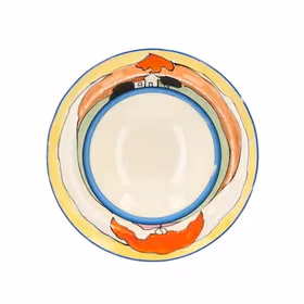 Rare Clarice Cliff Mountain Fruit Dish