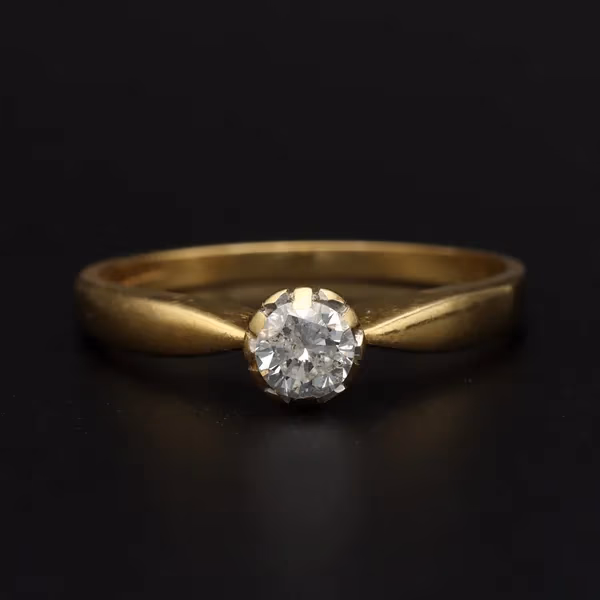 18ct Gold 0.33ct Diamond Ring