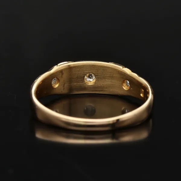 Victorian 18ct Gold Old Cut Diamond Ring