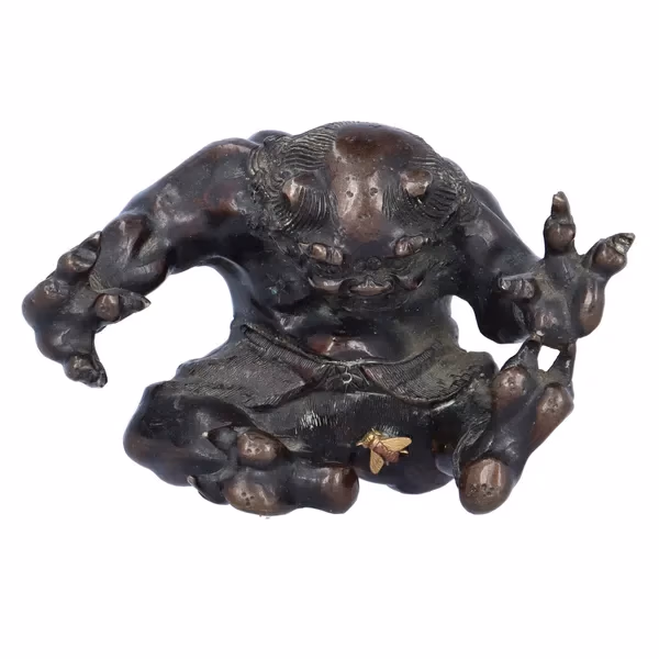 Meiji Okimono Bronze Figure of an Oni