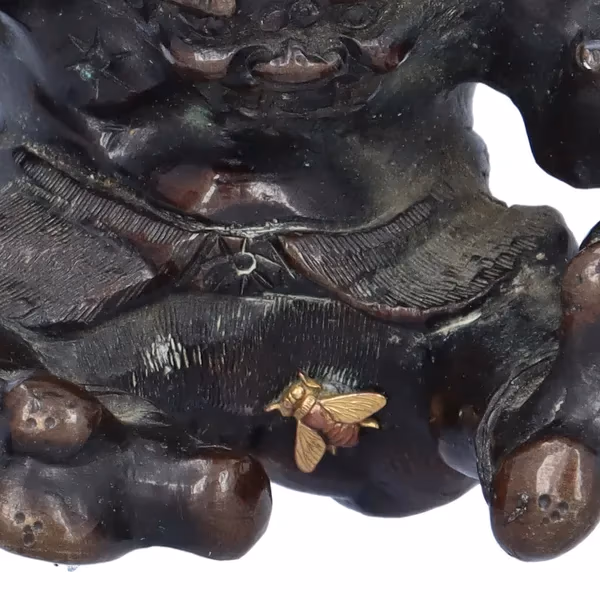 Meiji Okimono Bronze Figure of an Oni