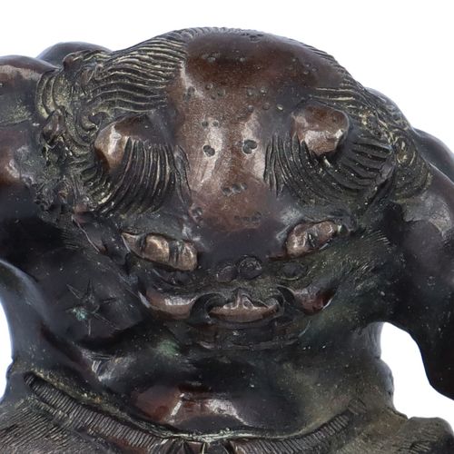 Meiji Okimono Bronze Figure of an Oni image-2