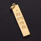 9ct Gold Ingot Pendant