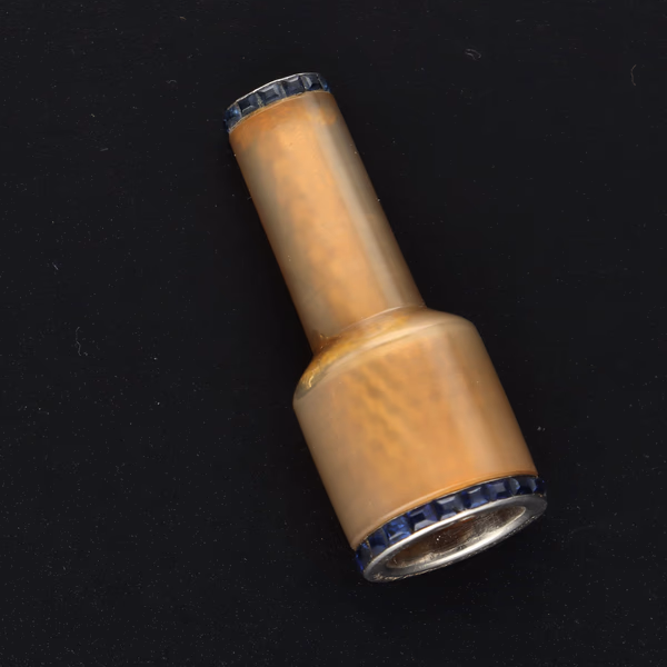 Art Deco 18ct White Gold and Sapphire Cartier Cheroot Holder