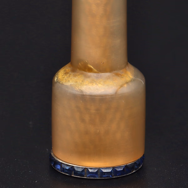Art Deco 18ct White Gold and Sapphire Cartier Cheroot Holder