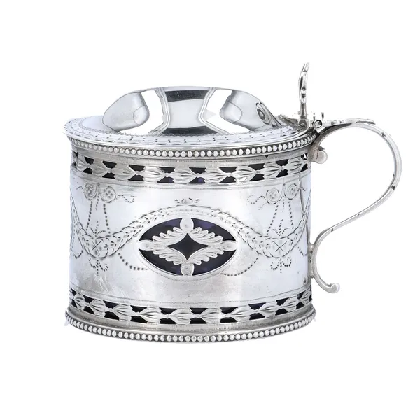 Victorian English Sterling Silver Mustard Pot