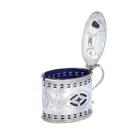 Victorian English Sterling Silver Mustard Pot